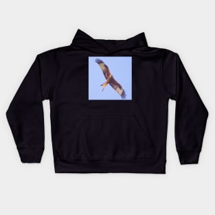 Red Kite in Flight Kids Hoodie